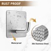 Adhesive Wall Hooks for Fire Blankets - Mondoshop Waterproof Stainless