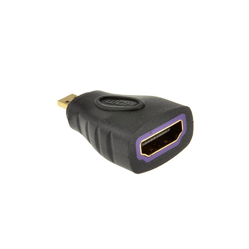 HDMI A Male Female to HDMI Micro D Male Adapter