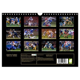 American Football - Taktik und Athletik (Wandkalender 2026 DIN A4 quer), CALVENDO Monatskalender