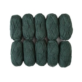 Knit Picks Wool of The Andes 100% Wool Worsted Weight Yarn Pack (10 Balls - Noble Heather)