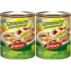 Erasco Chinese Vegetable Pot with Lots of Delicious Vegetables 800 g Pack of 2