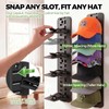 HYASTO Hat Organizer 36 Baseball Caps Rack Holder 2 Pack