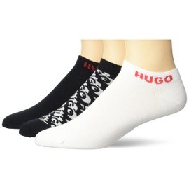 HUGO 3-Pack Repeat Logo Ankle Socks