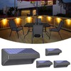Bridika Solar Fence Lights, Fence Lights Fence Solar Lights Outdoor