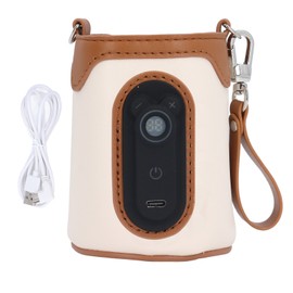 Baby Bottle Warmer USB Powered 26 Gears Temperature Adjustable Portable Bottle Milk Warmer for Home Family Travel Small
