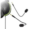Jowxsx Black Headset Microphone Adjustable 360 Degrees Bendable Jack Headphone