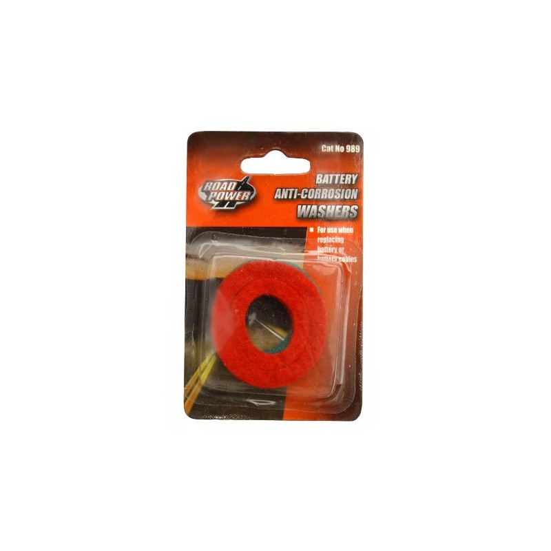 Road Power 0989 Anti-Corrosion Fiber Washers; 1 Pack (2 Washers);