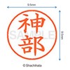 Shachihata Stamp Name 9 XL - 9 Stamp Face 9.5mm