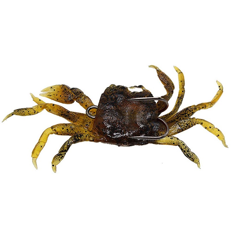 3 PCS 10cm 30g Soft Fishing Lures Crab Artificial Bait