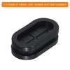 MECCANIXITY Rubber Grommet Mount Size 26 x 12 mm Oval