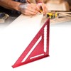 Woodworking Triangle Aluminum Alloy Red Corrosion Resistance Clear Scale Carpentry