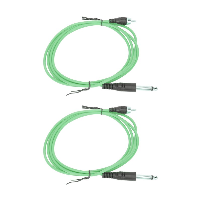 2pcs 5.9ft Tattoo Clip Cords RAC Interface Professional Copper Silicone