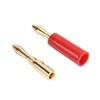 10PCS Banana Plugs 4mm Audio Jack Connector Solderless Six Blade