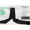 Black Wedding Gauze Cheesecloth Fabric, 9.2M x 90cm Cheesecloth Arch