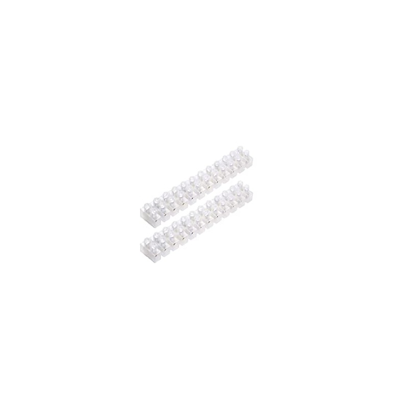 CED Electrical Connector Blocks 12 Way White Terminal Block Electrical