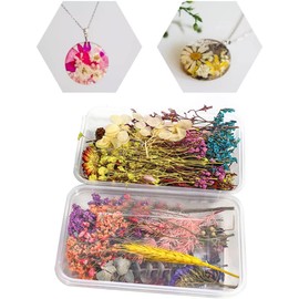 Flores secas mixtas naturales prensadas para resina y epoxy, 2PCS, decorativas para velas DIY
