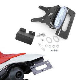 Xitomer Aftermarket Fender Eliminator Fit For CRF250L /M 2013 2014 2015 2016 Tail Tidy,Compatible with Aftermarket Blinkers, with LED Tail light/License Plate Light(Clear)