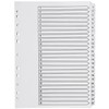Q-Connect 1-25 Index Multi-Punched Reinforced Board Clear Tab A4 White