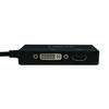 LogiLink CV0109 4K DisplayPort to DVI/HDMI/VGA Adapter Black