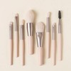 LUYING Makeup Brushes Apricot 8 Pieces Makeup Brushes, Premium Fiber