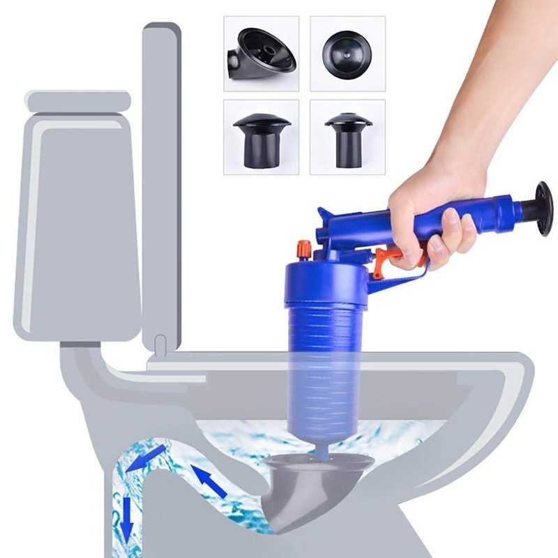 Air Pump Drain Blaster Sink Plunger Bath Toilet Pipe Blockage