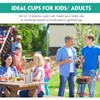 Amyhill 12 Pieces Stainless Steel Cups Double Wall Tumbler Glasses