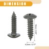 Partuto 20 Set 4.2x16Mm Universal U Clip Screw Assortment -