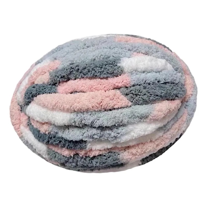 Hilados Gruesos Y Gruesos Que Rellenan Los Hilados Rosa Gris