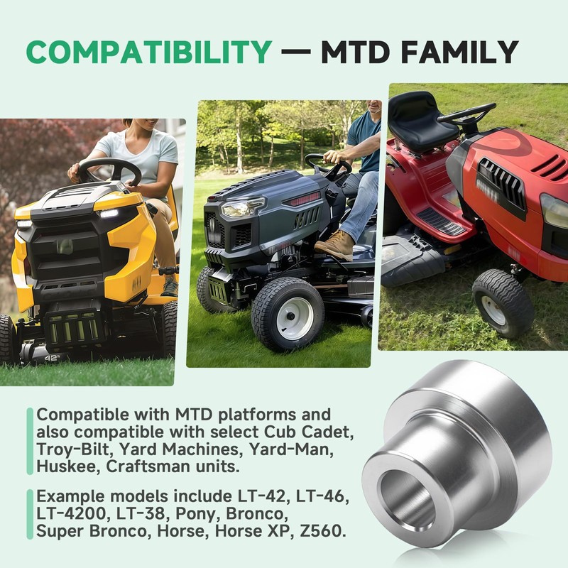748-05029A 748-05029 Shoulder Spacer Compatible with MTD Lawn Tractors