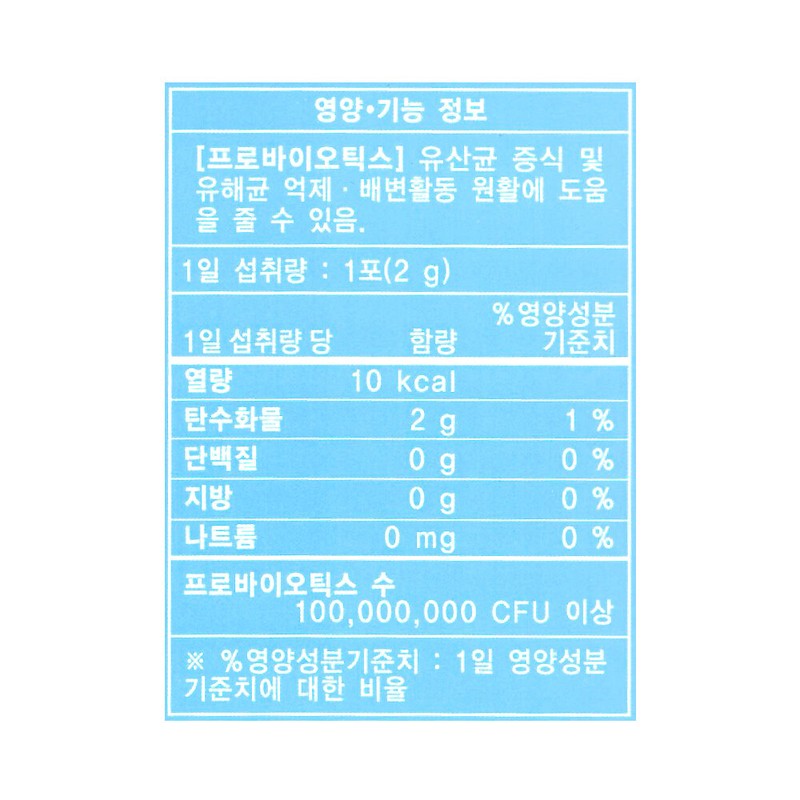Chong Kun Dang Probiotics Lactobacillus 19 30 sachets 3 powder