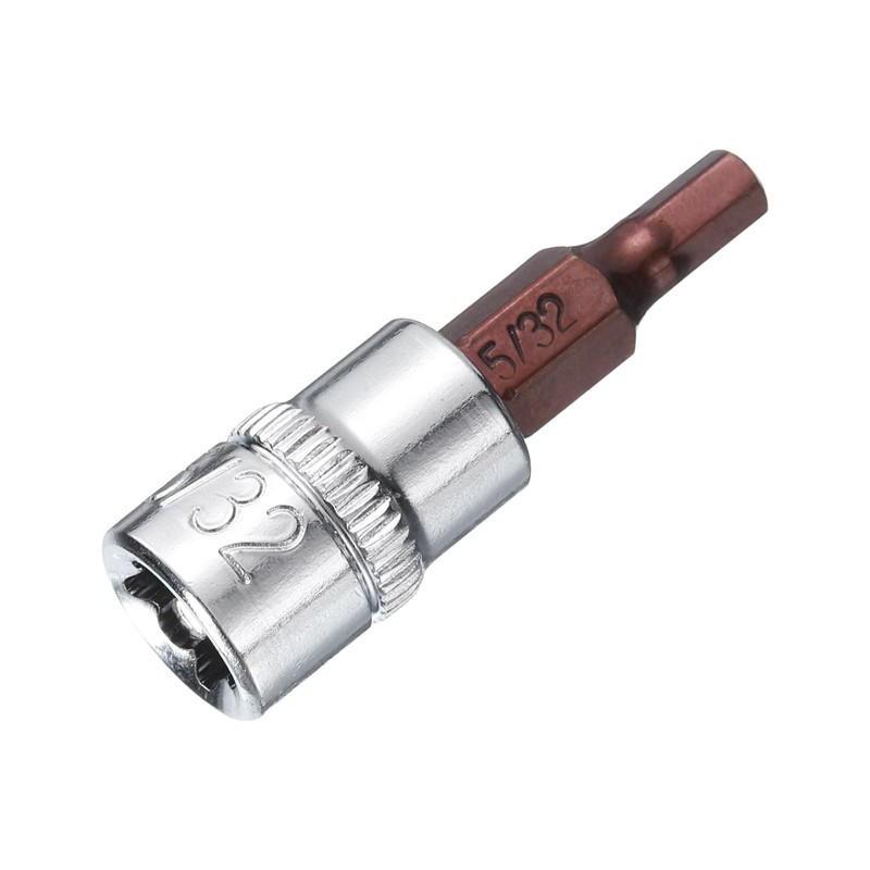 sourcing map 5/32" Hex Bit Socket 1/4" Drive SAE S2