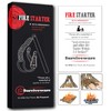Surviveware Survival Fire Starter with Emergency Whistle, Paracord Handle, and