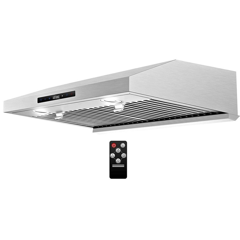 SNDOAS 30in Under Cabinet Kitchen Range Hood 800CFM 3-Speed Remote