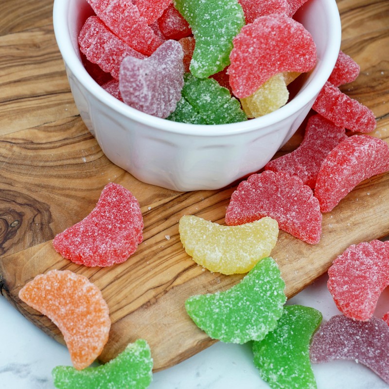 Fruit Slices Candy, 1 Pound Bulk Bag, Candy Fruit Slices