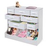 Storage Station 8 Cubby 3 Bin Organizing Unit with Reversible