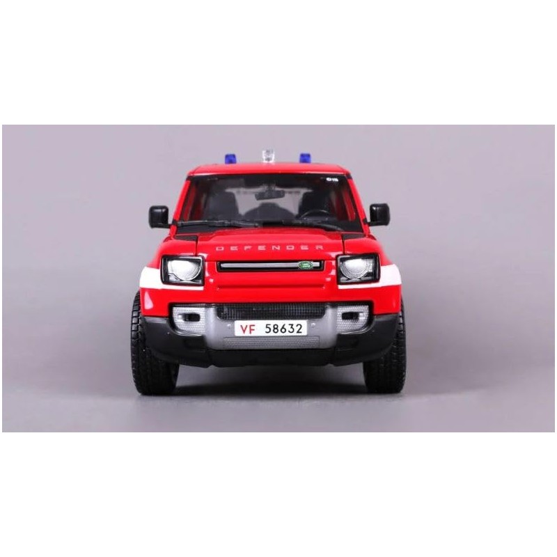 Burago Land Rover Defender Fire Brigade Model 1:24 Scale Italian
