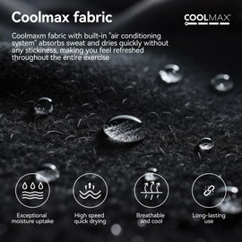 aomagic No Show Toe Socks for Men & Women, Athletic Running Coolmax 5-Finger Low-Cut Socks, Soft Comfortable Moisture-Wicking, Black White Grey - Medium