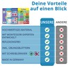 LOGIJO 12 Educational Montessori Maths Learning Posters Set A4 with