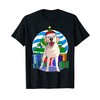 Labrador Retriever Funny Santa Christmas Tree Decor Gift T-Shirt