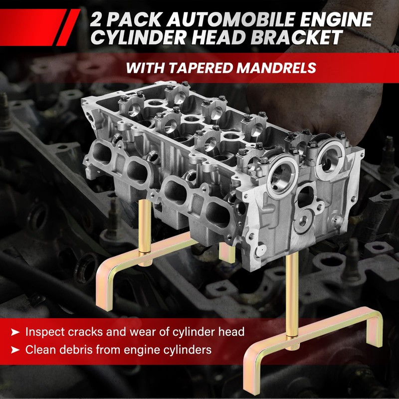DASBET Cylinder Head Stands | 2PCS Cylinder Head Stand Holder