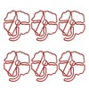50Pcs Leaf Paper Clips 4 Leaf Clover Design Strong Metal