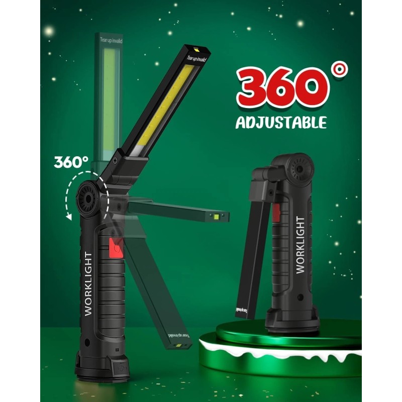 Coquimbo Rechargeable LED Work Light 360° Rotate Mechanic Grill Light