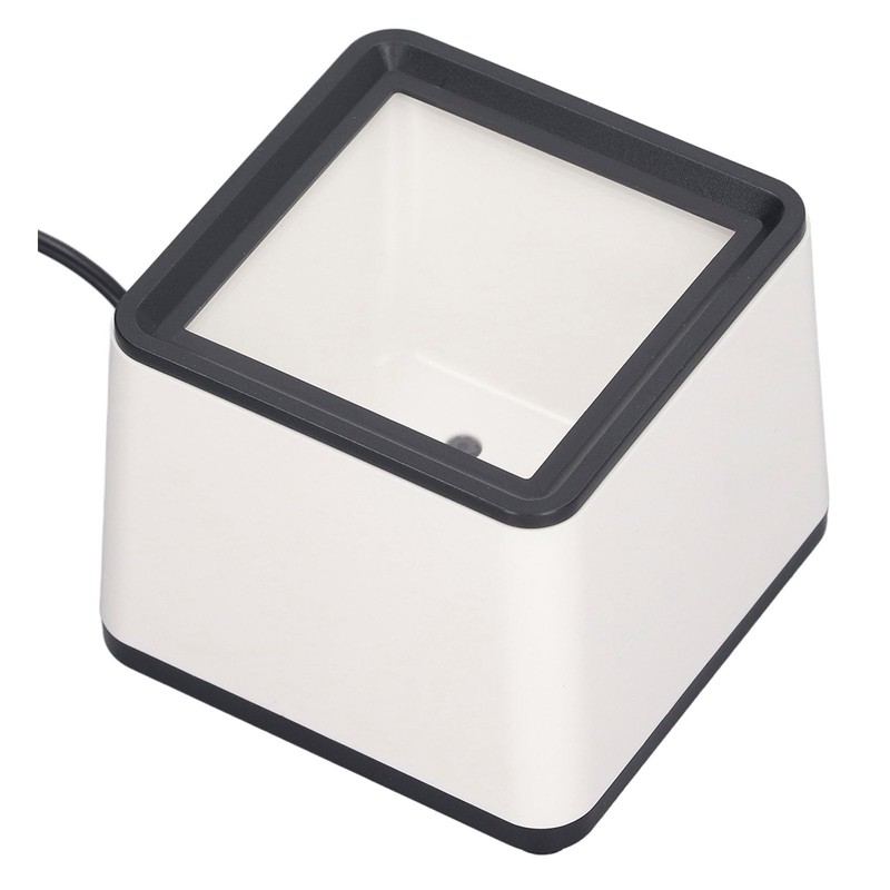 Hands-Free 2D QR Desktop Barcode Scanner, Omnidirectional Automatic Barcode Reader