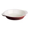 Vogue GH315 Round Red Cast Iron Gratin Dish 400ml Baking