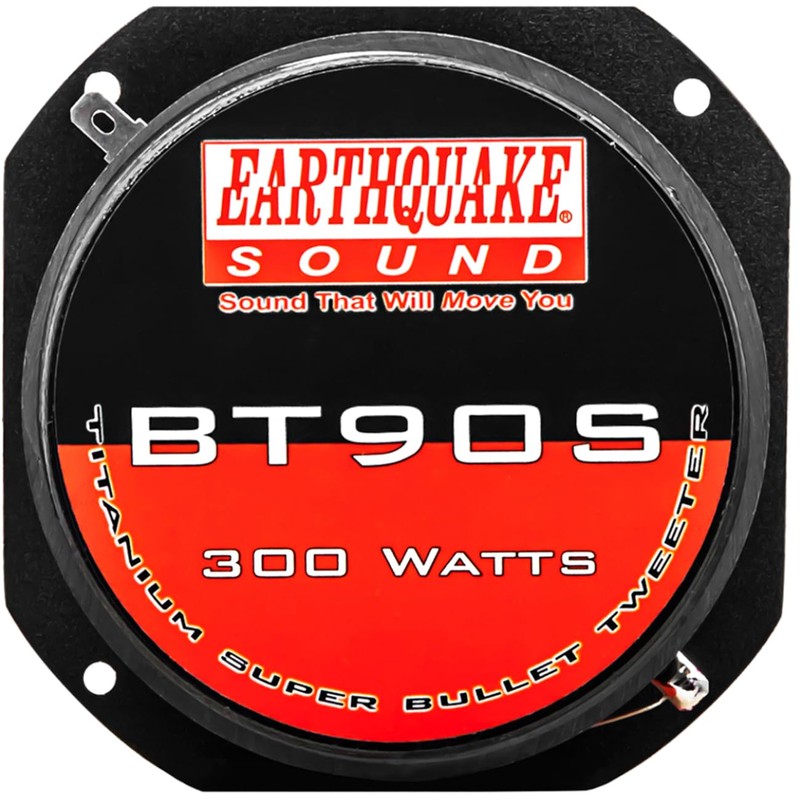 Earthquake Sound PR-BT90S Car/Pro Audio 4-inch Titanium Super Bullet Tweeter,