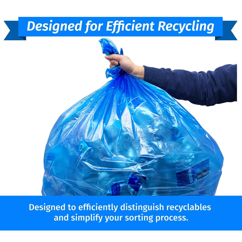Reli. SuperValue 16-25 Gallon Recycling Bags | 240 Count Bulk