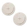 Generic 2 Pack Adjustable Round Ceiling Air Conditioner AC Vent