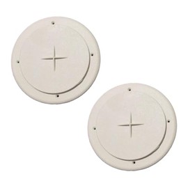 Generic 2 Pack Adjustable Round Ceiling Air Conditioner AC Vent RV Motorhome White