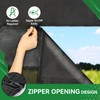 RVINGPRO RV Awning Shade Screen with Zipper 9' x 15'3'',
