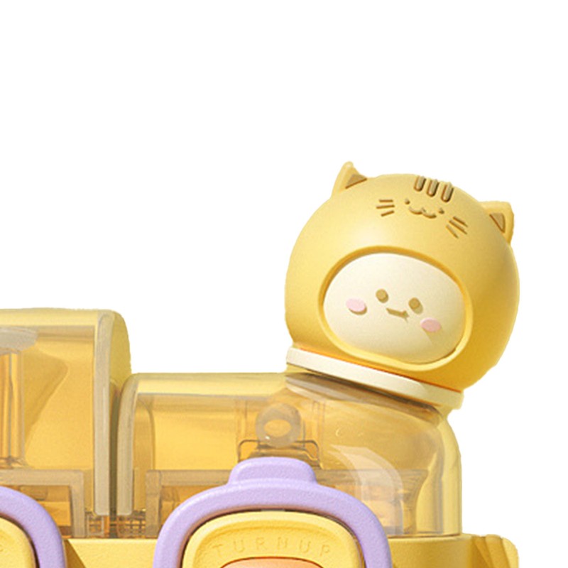 Kawaii Water Bottle Fashion Plastic Double Drinking Water Bottle with